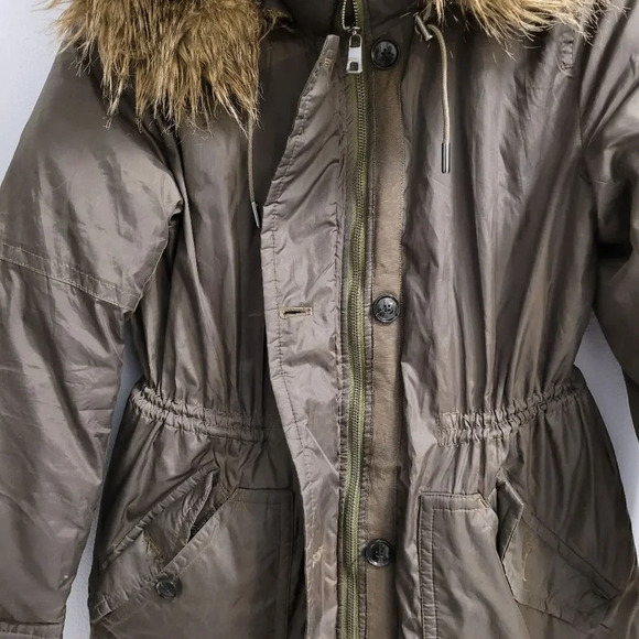 Banana Republic Women's WinterJacket, Army Green, Petite Small - Great Condition - Picture 6 of 10